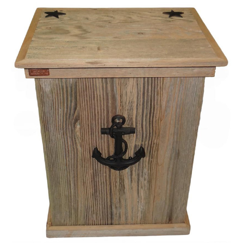 Haggards Home and Outdoor Living Rustic 13 Gallon Trash Can Wayfair